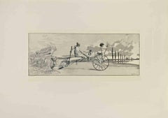 Love, Death and the Beyond - Etching by Max Klinger - 1881