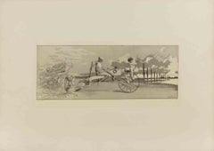 Love, Death and the Beyond - Etching by Max Klinger - 1881