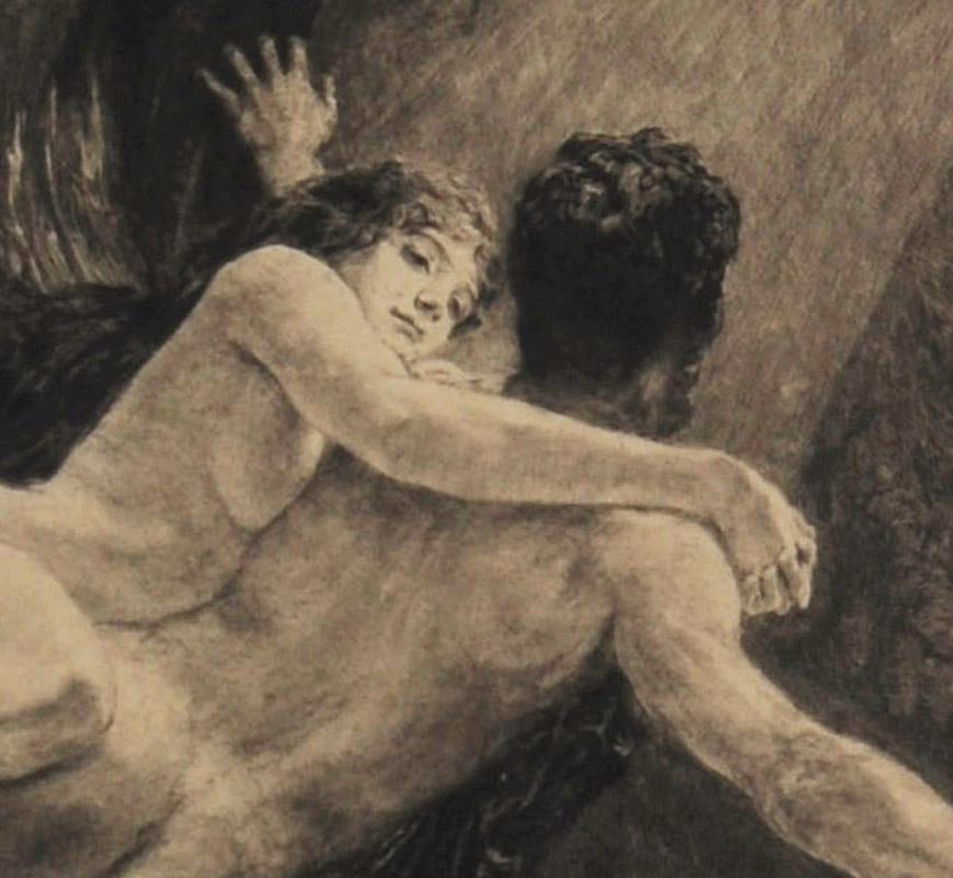 Neue Träume von Glück (New Dreams of Happiness) - Print by Max Klinger