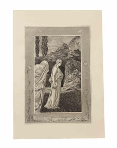 Psyche in Tartarus - Etching by Max Klinger - 1909