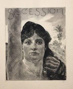 Secession - Original Etching and Aquatint by Max Klinger