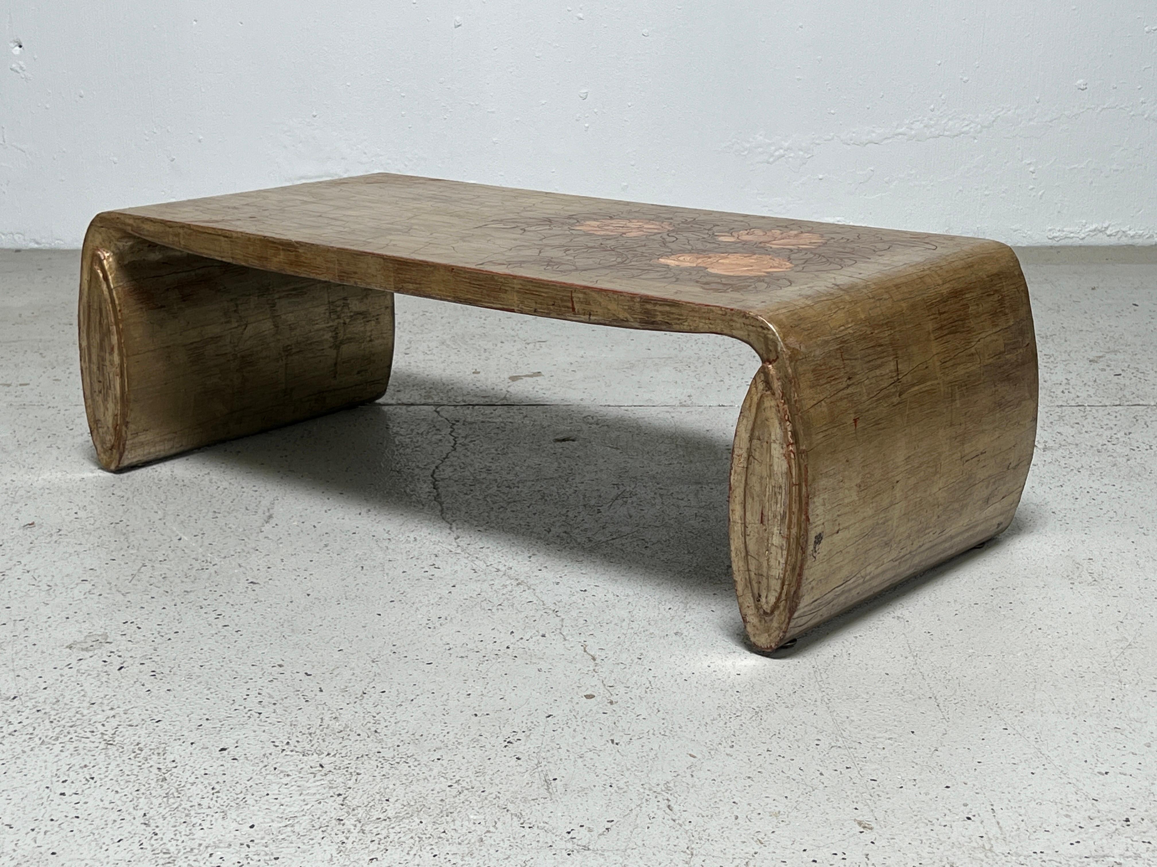 Max Kuehne Gilt Wood Coffee Table, 1935 For Sale 9
