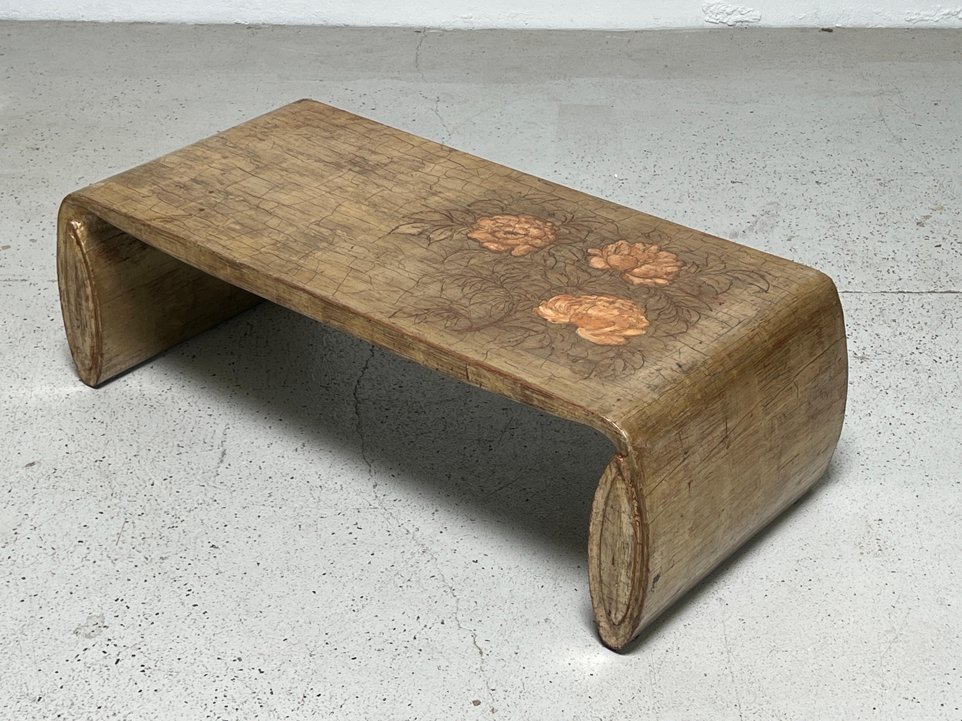 Max Kuehne Gilt Wood Coffee Table, 1935 For Sale 10