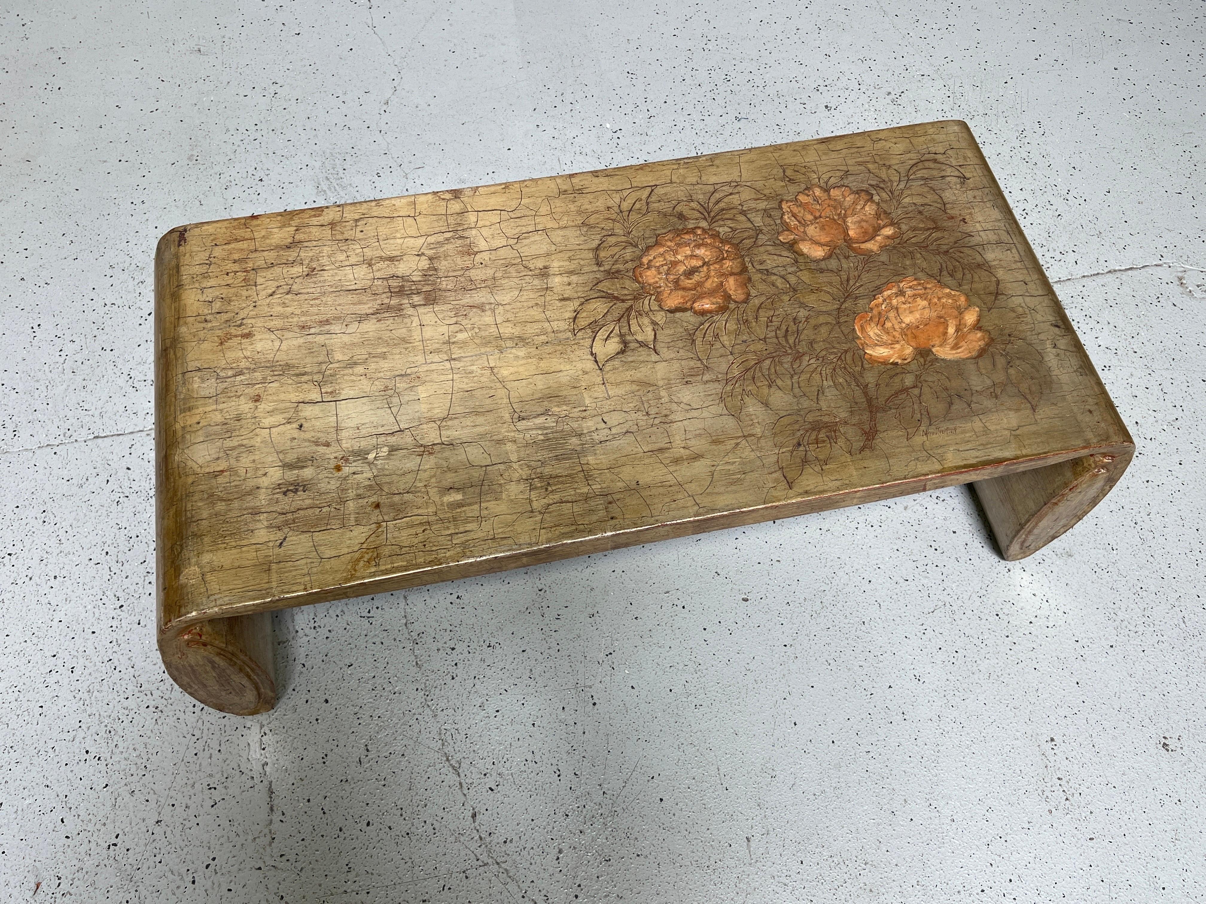 Giltwood Max Kuehne Gilt Wood Coffee Table, 1935