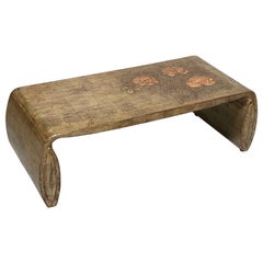 Table basse en bois doré Max Kuehne, 1935