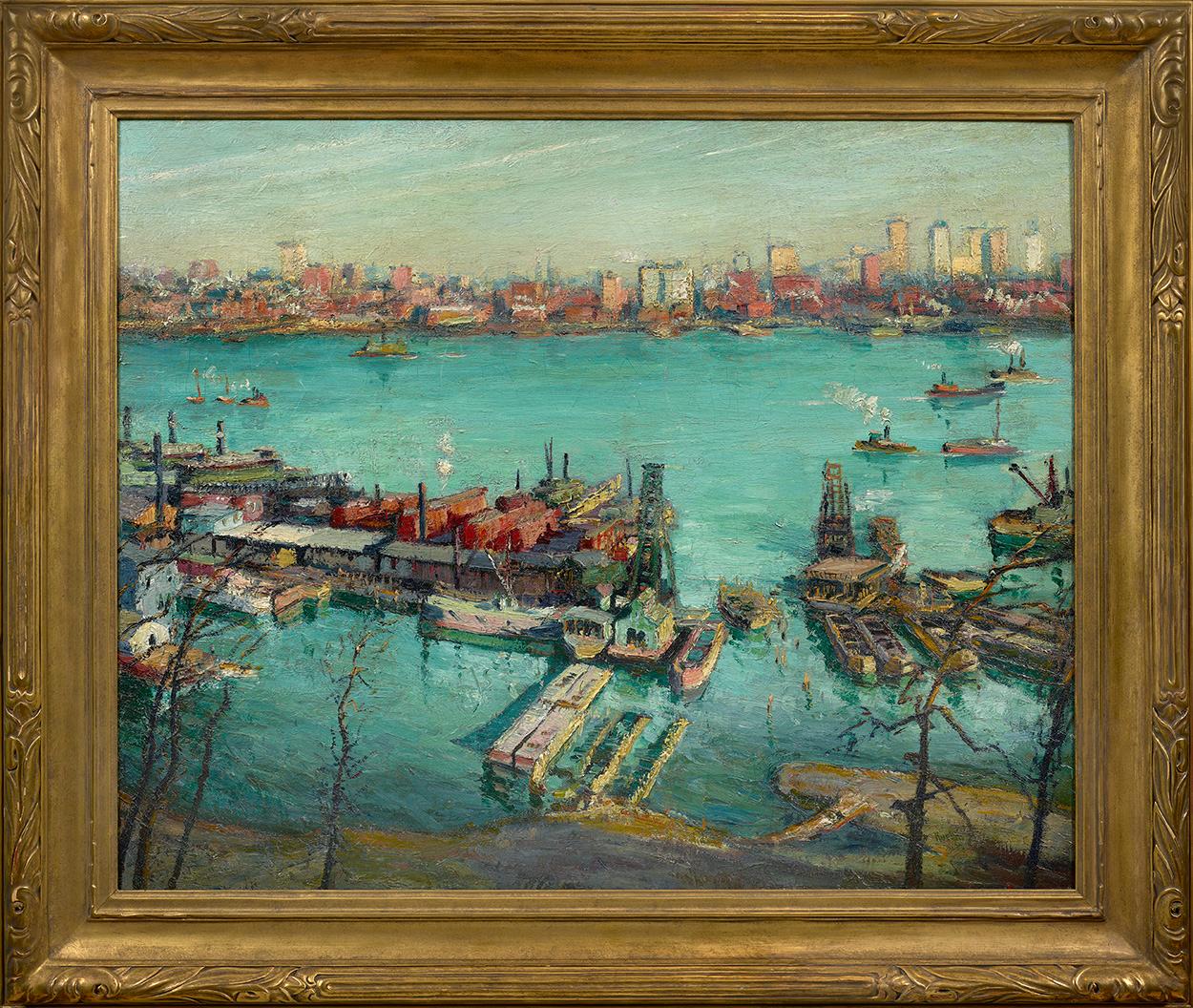 Skyline de New York  - Painting de Max Kuehne