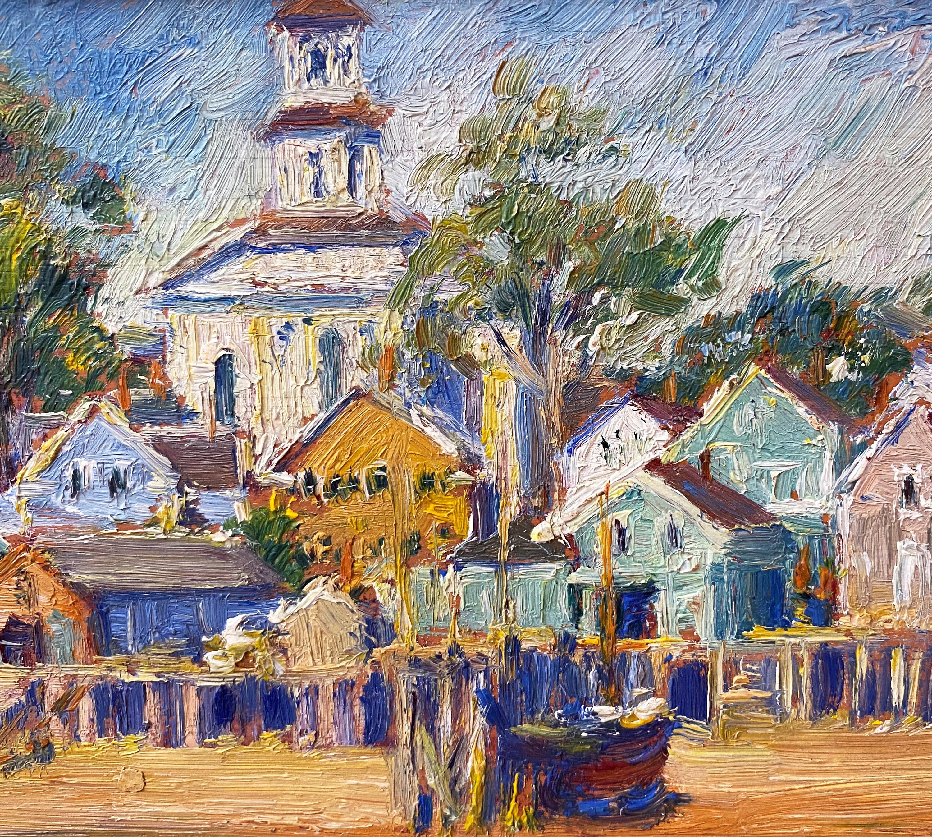 Provincetown - American Impressionist Painting by Max Kuehne