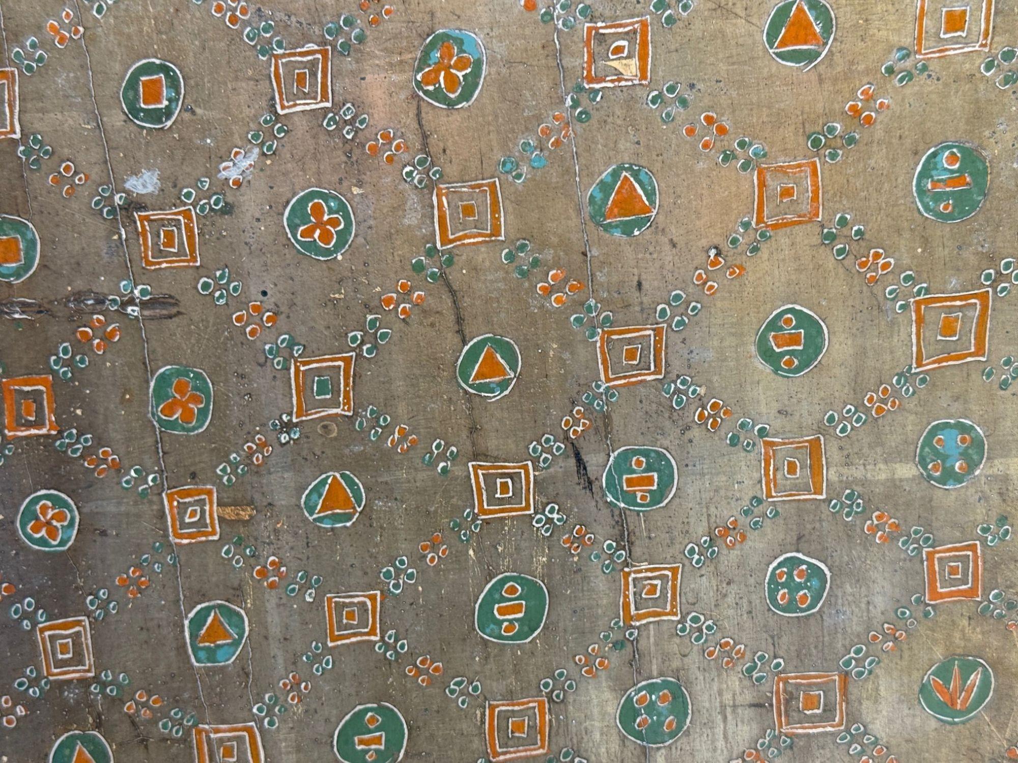 Max Kuehne, Commode in foglia d'argento, legno dipinto, raro, USA, anni '50 in vendita 6