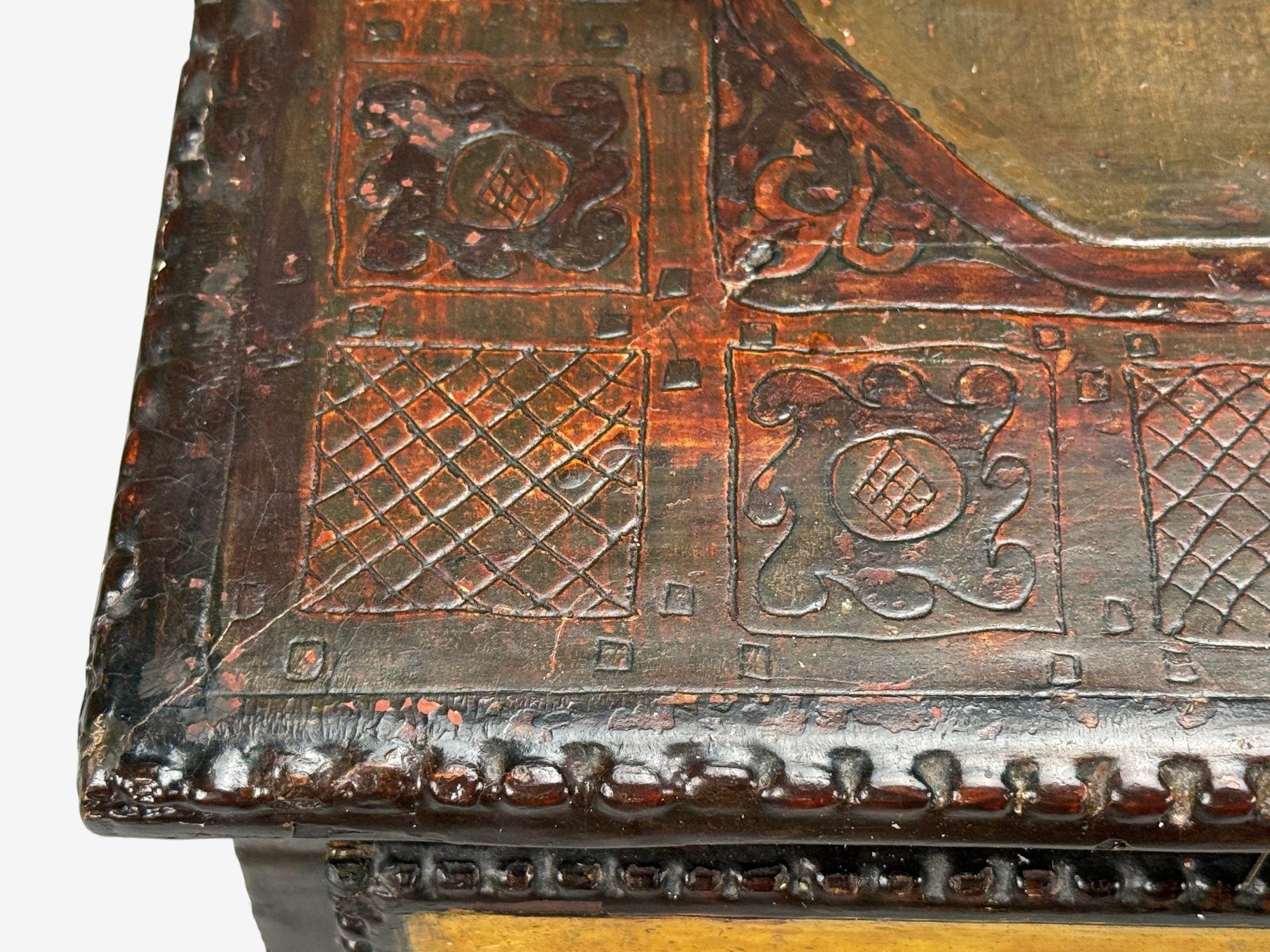 Max Kuehne, Commode in foglia d'argento, legno dipinto, raro, USA, anni '50 In condizioni buone in vendita a Manhasset, NY