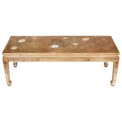 Max Kuehne Silvered Chinoiserie Coffee Table