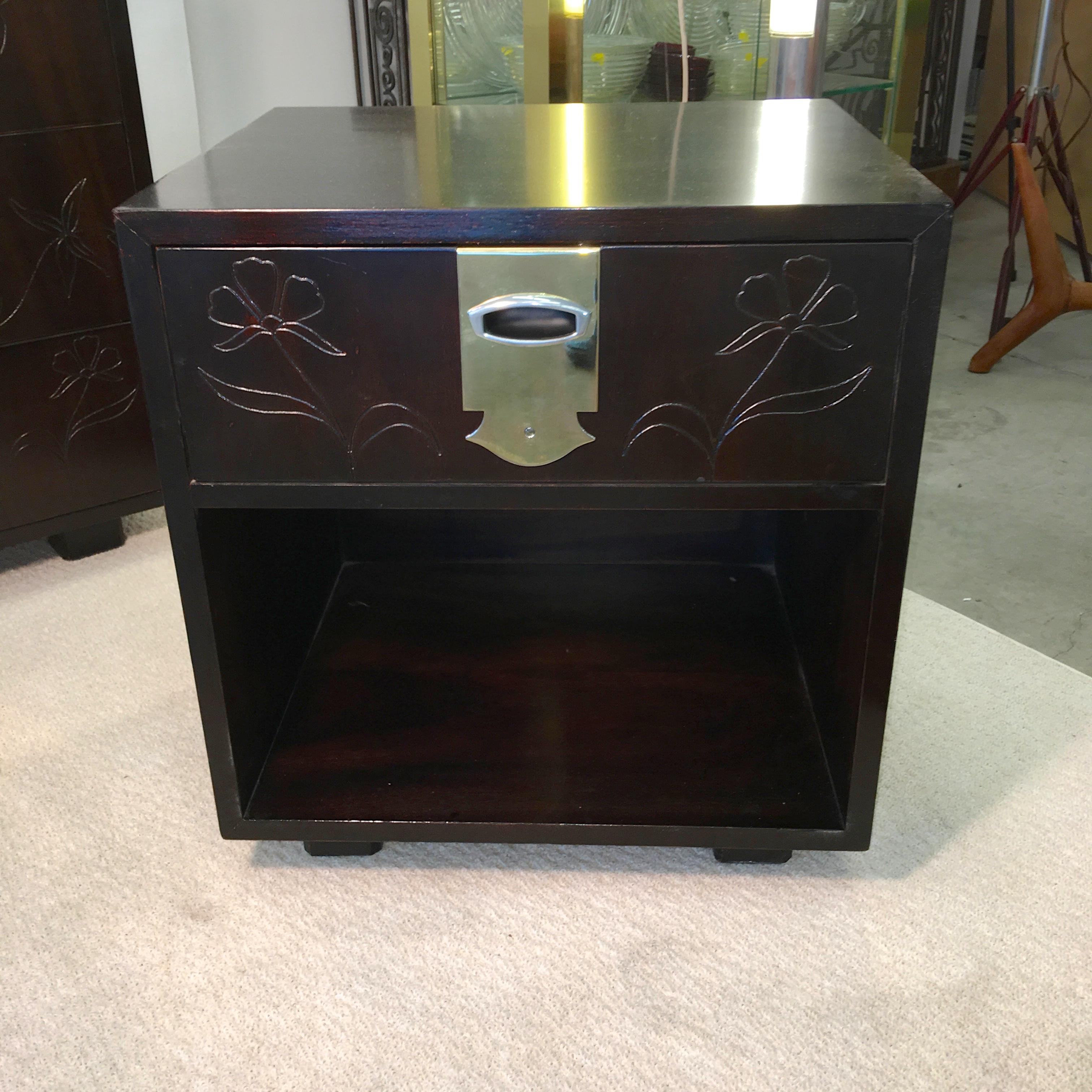 Max Kuehne Style Nightstand by Henredon For Sale 1