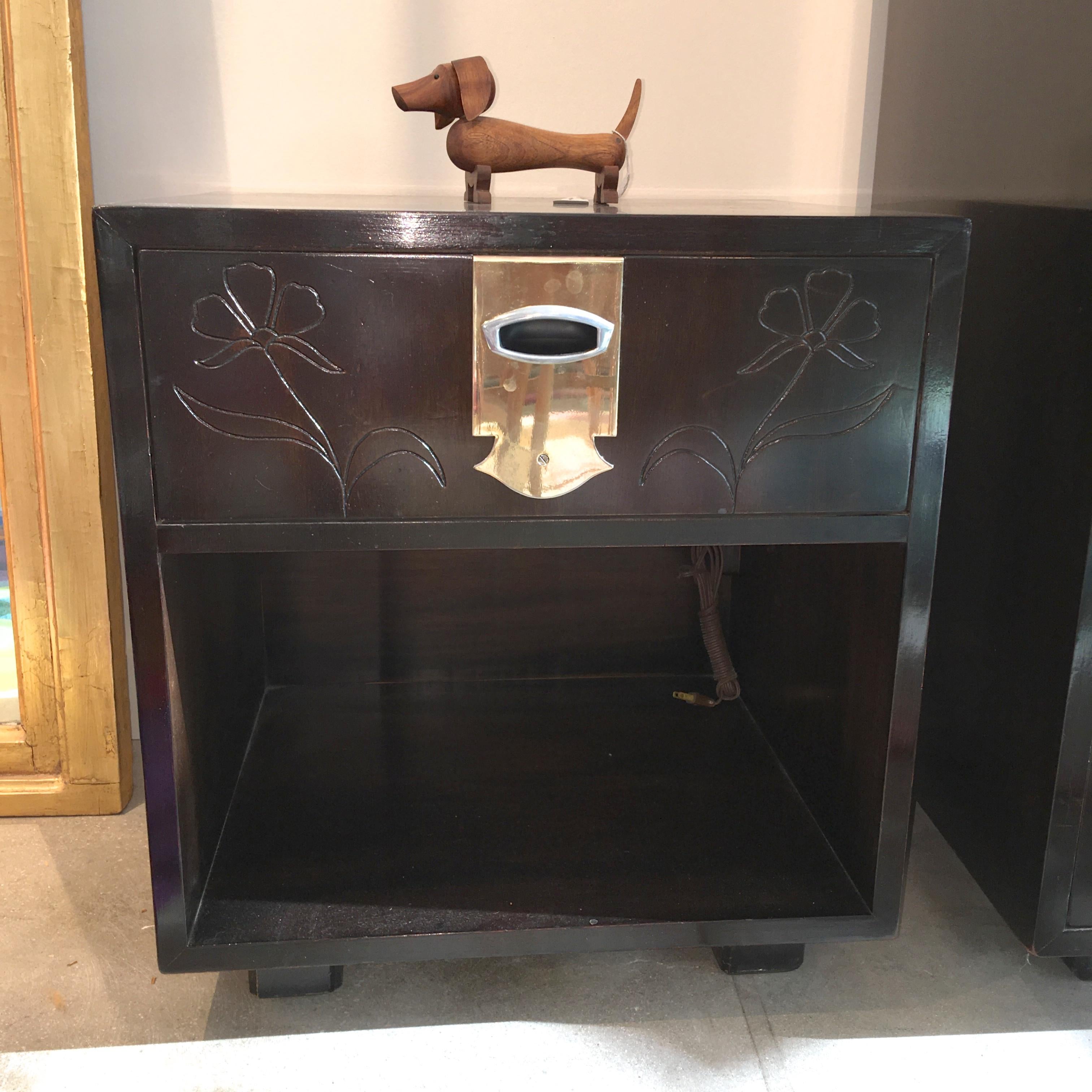 Max Kuehne Style Nightstand by Henredon For Sale 8