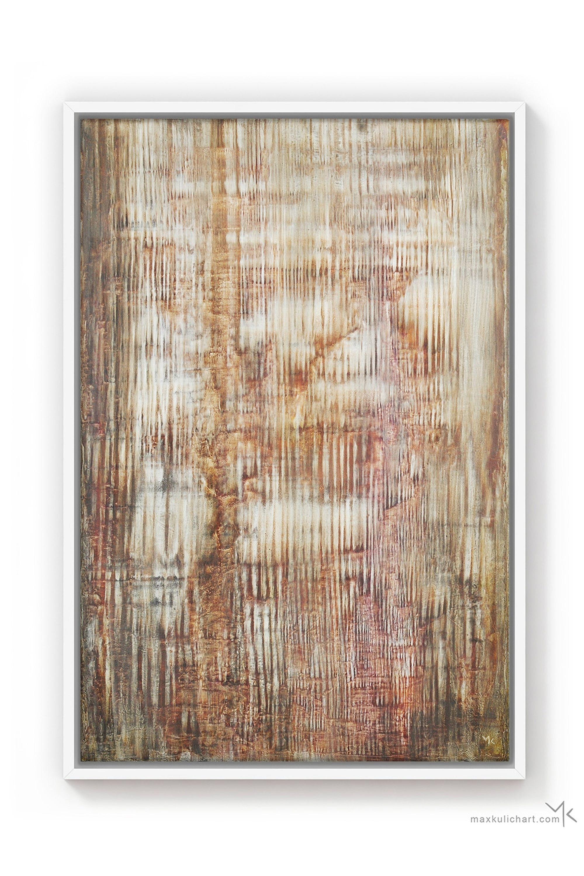 Cozy Touch, Pittura, Acrilico su tela - Painting di Max Kulich