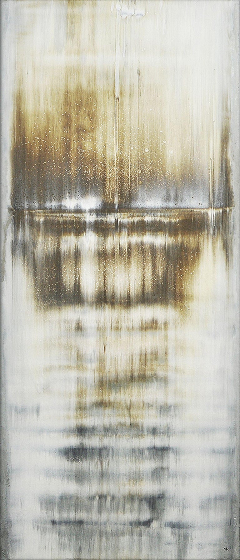 Max Kulich Golden Burn, Painting, Acrylic on Canvas For Sale at 1stDibs