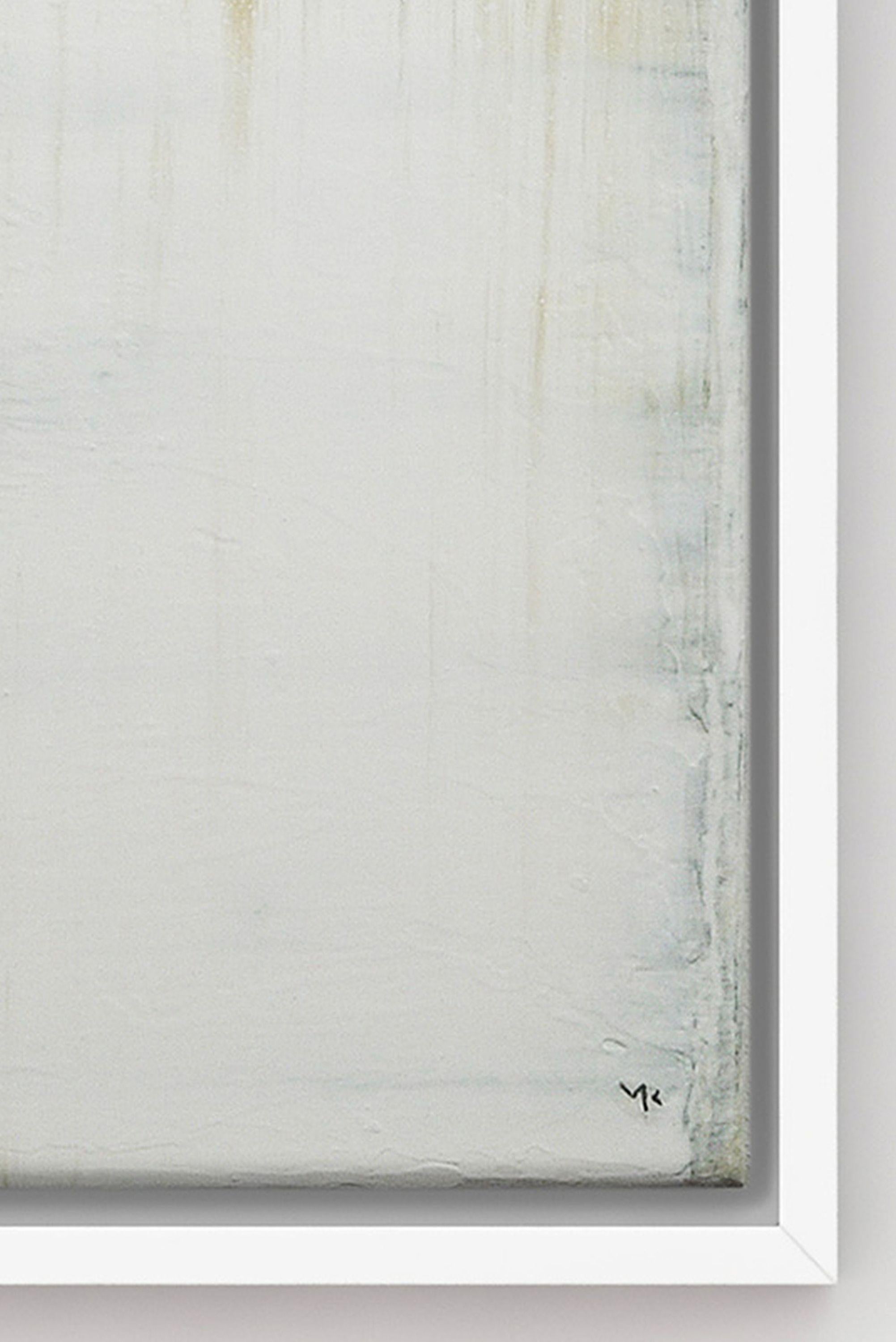 Llovizna verde, Pintura, Acrílico sobre lienzo - Abstract Painting Gris de Max Kulich