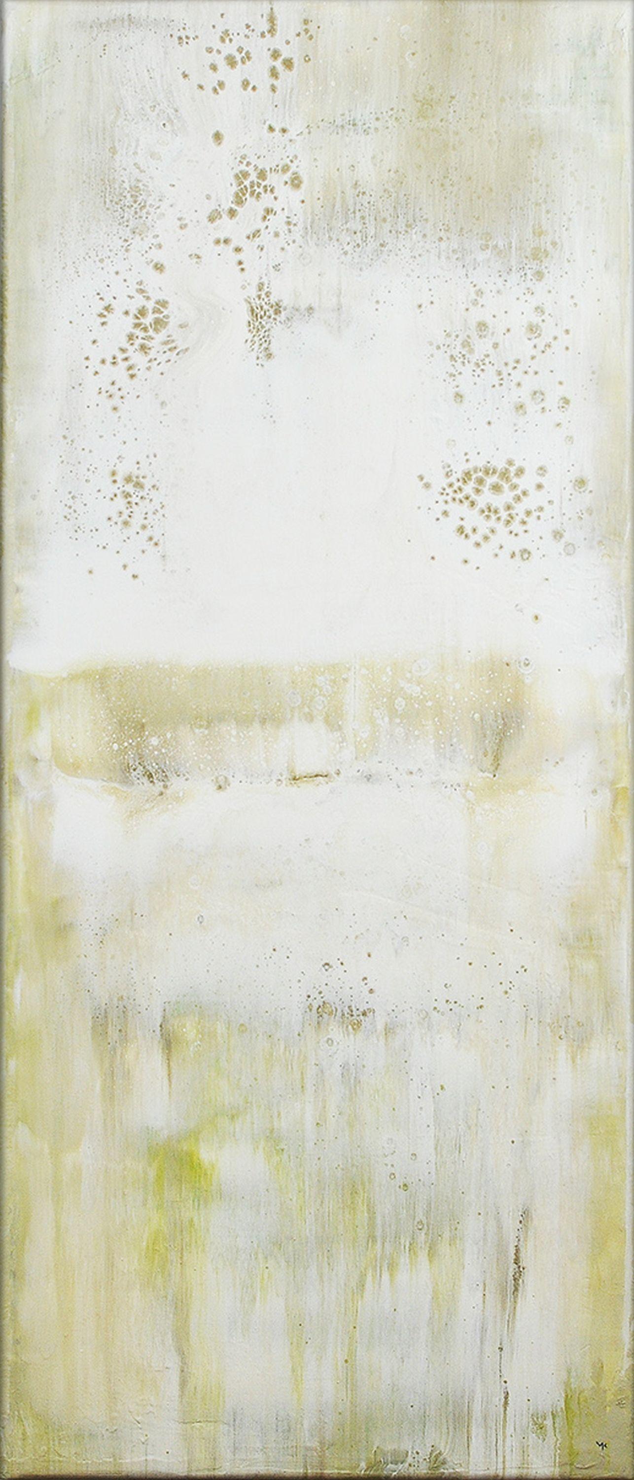 Abstract Painting de Max Kulich - Destello de limón, Pintura, Acrílico sobre lienzo