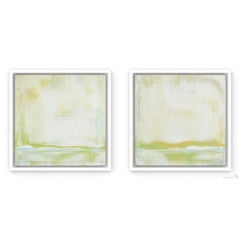 Lime Shifts  Set of 2, Painting, Acrylic on Canvas