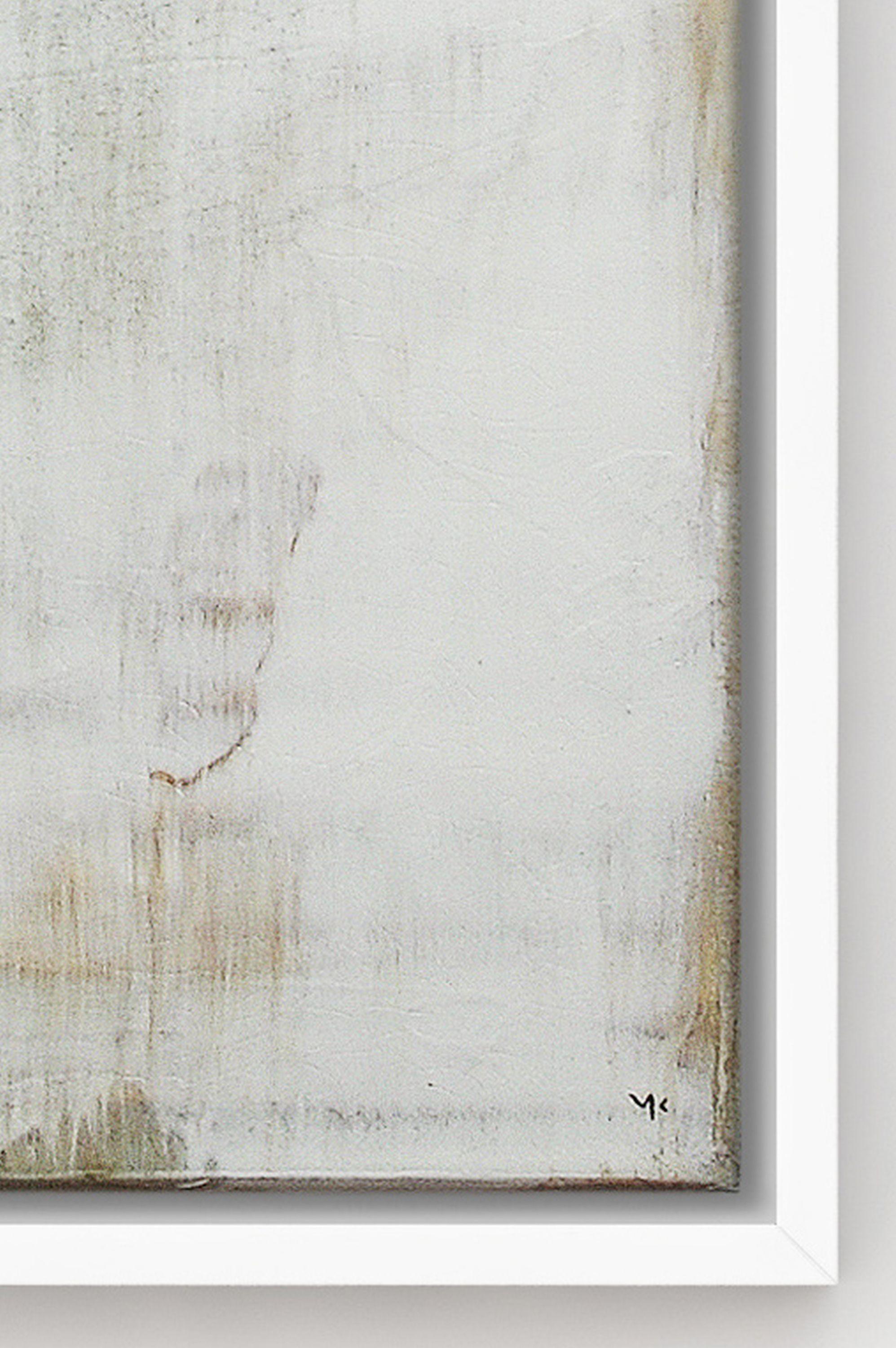 Niebla silenciosa, Pintura, Acrílico sobre lienzo - Abstract Painting Gris de Max Kulich