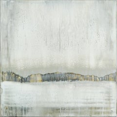 Ruisseaux d'argent Lot de 2, Peinture, Acrylique sur Toile