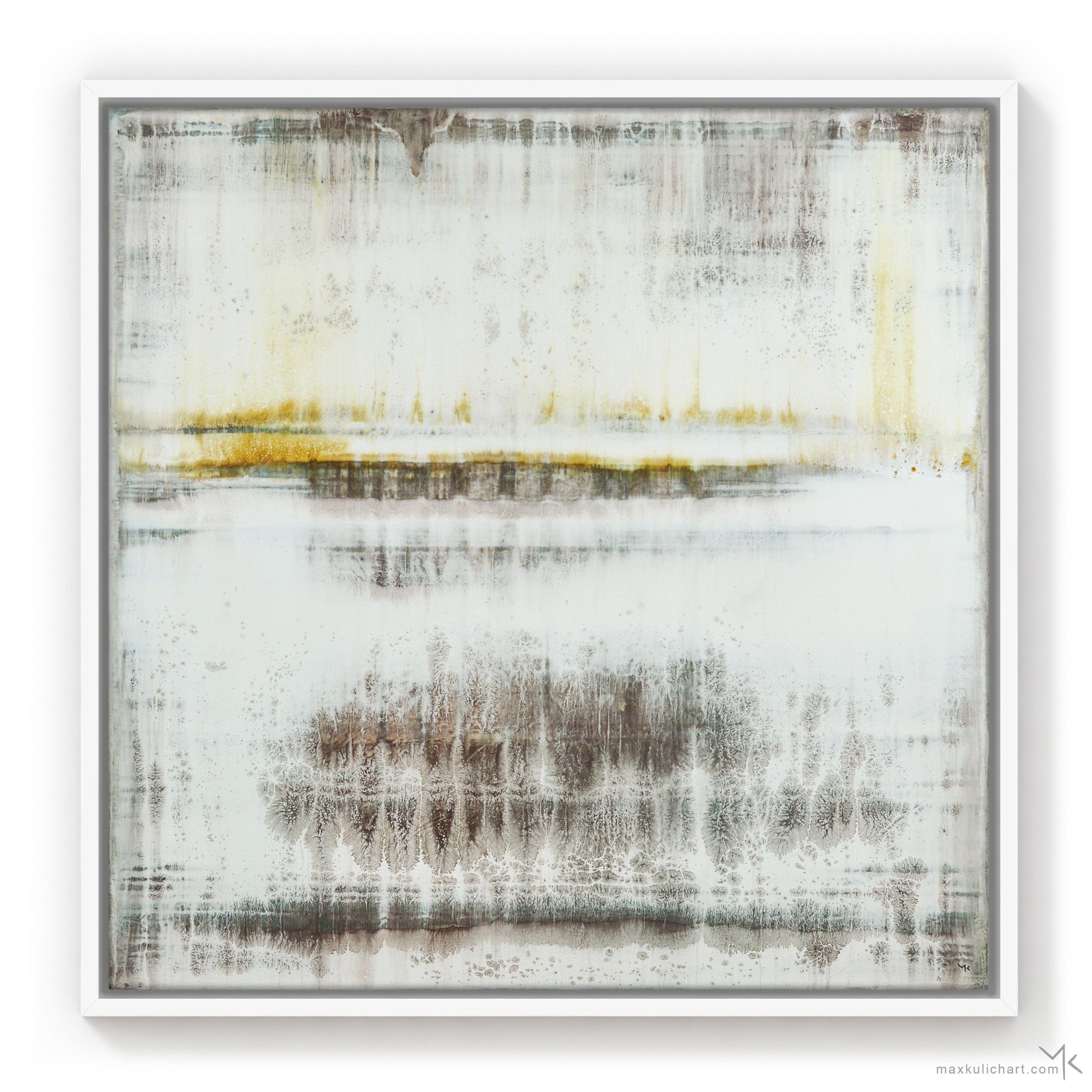Pizzo solare, Pittura, Acrilico su tela - Painting Astratto di Max Kulich
