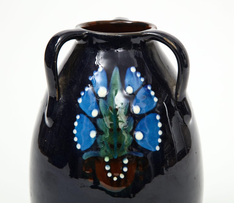 Ceramic Vase by Max Laeuger, Germany, c. 1920s, Stamped In Good Condition For Sale In New York City, NY