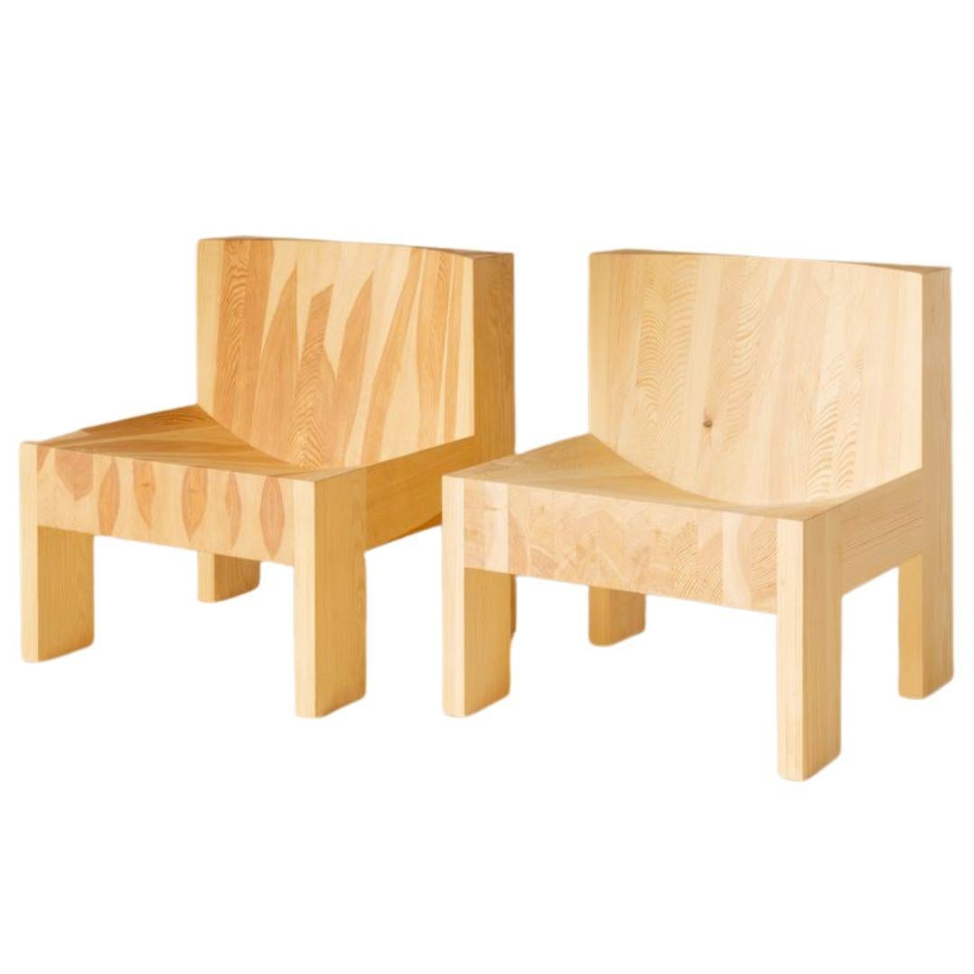Max Lamb '005' Lounge Chair in Solid Finnish Pine Wood for Vaarnii For Sale 10