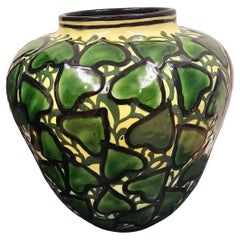 Max Läuger Art Deco Vase Töpferei