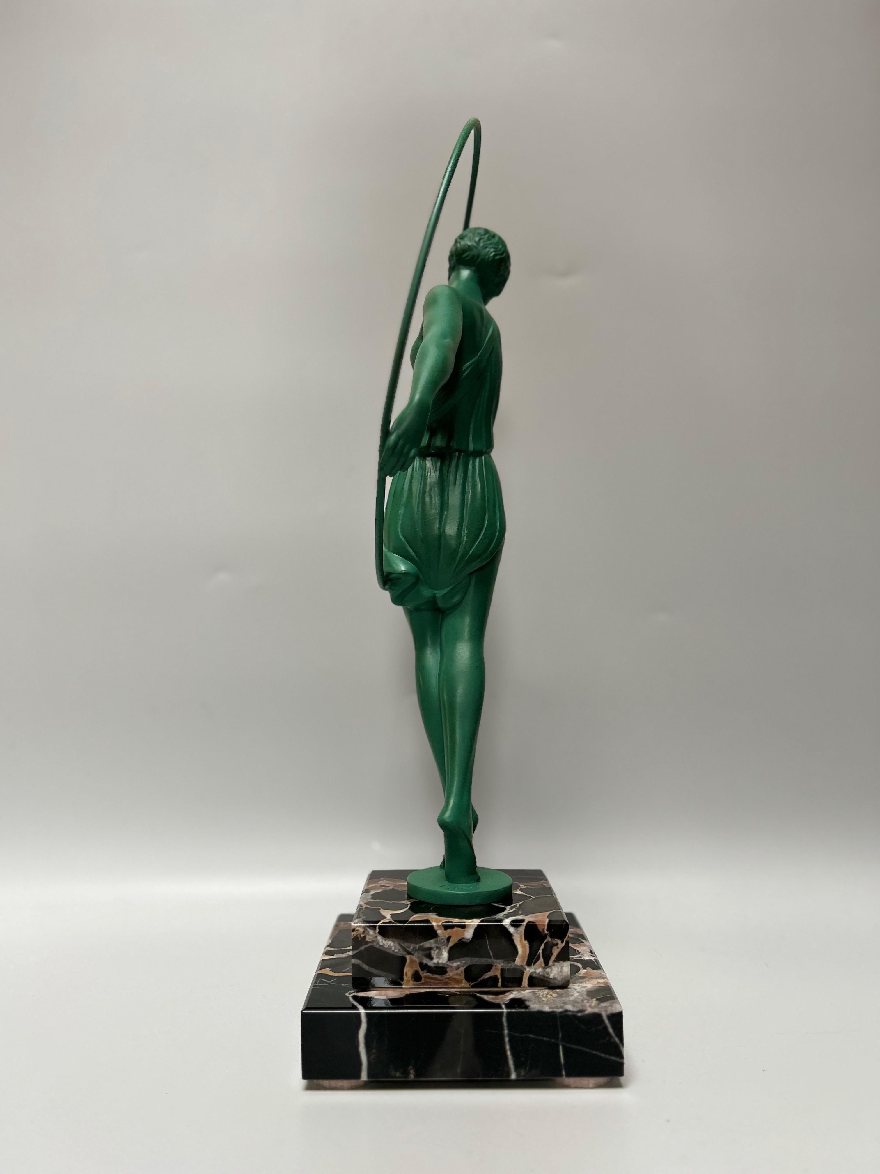 Max Le Verrier Scultura Art Deco di Le Faguays in vendita 3