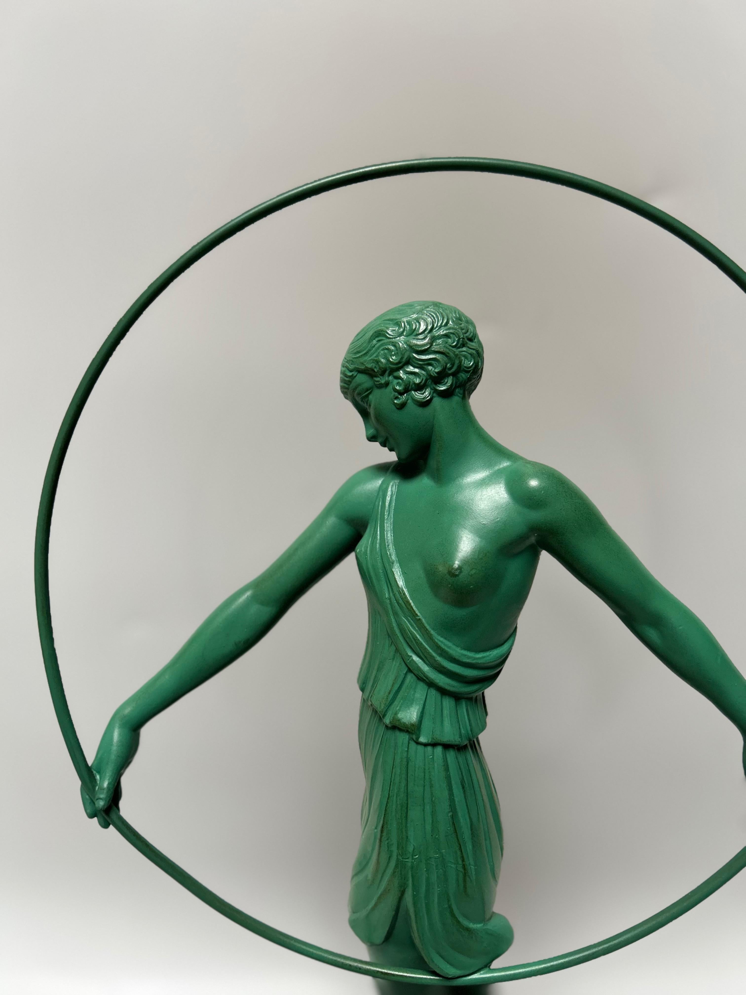 Max Le Verrier Scultura Art Deco di Le Faguays in vendita 4