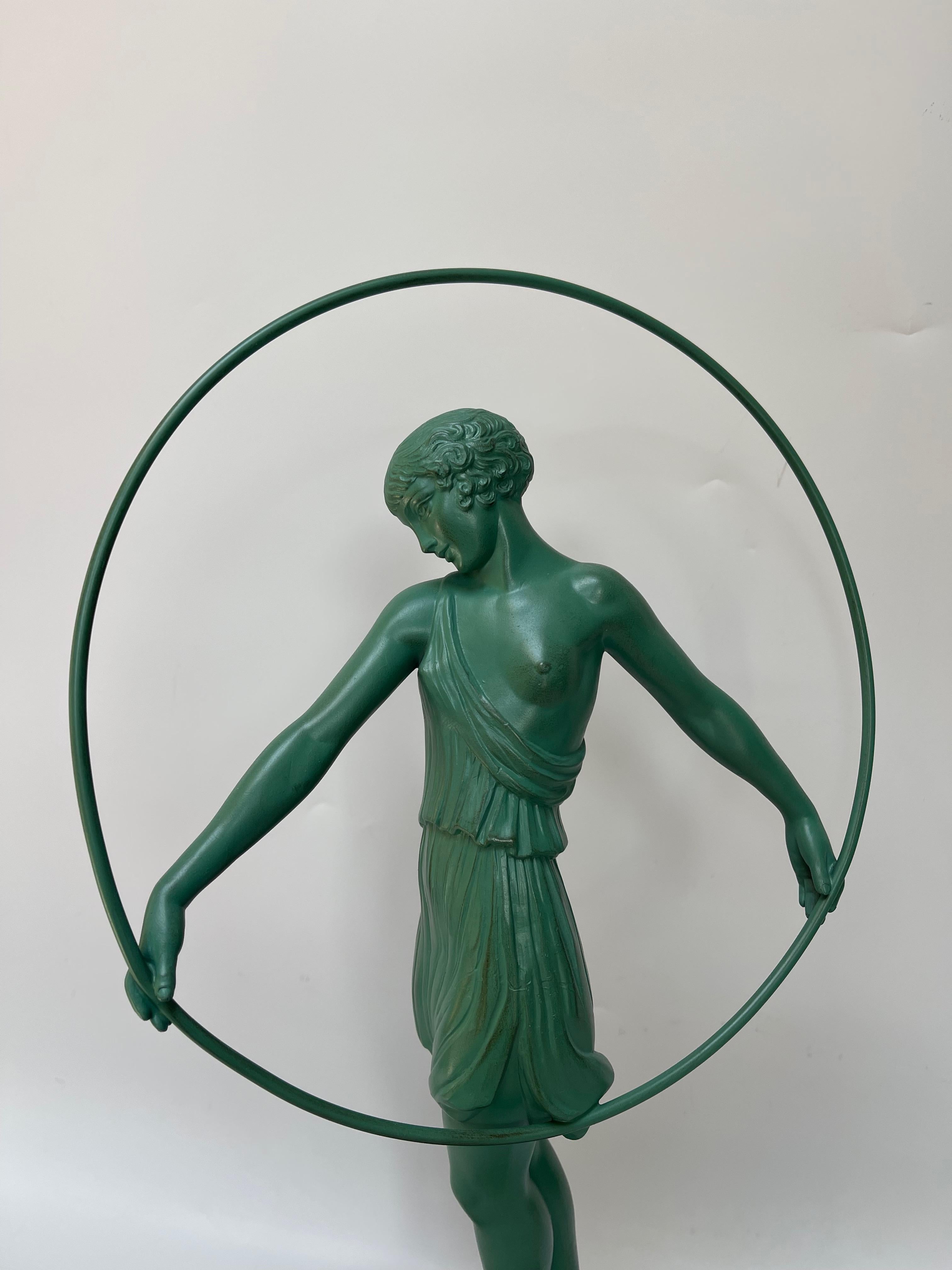 Grande modello di scultura art déco 