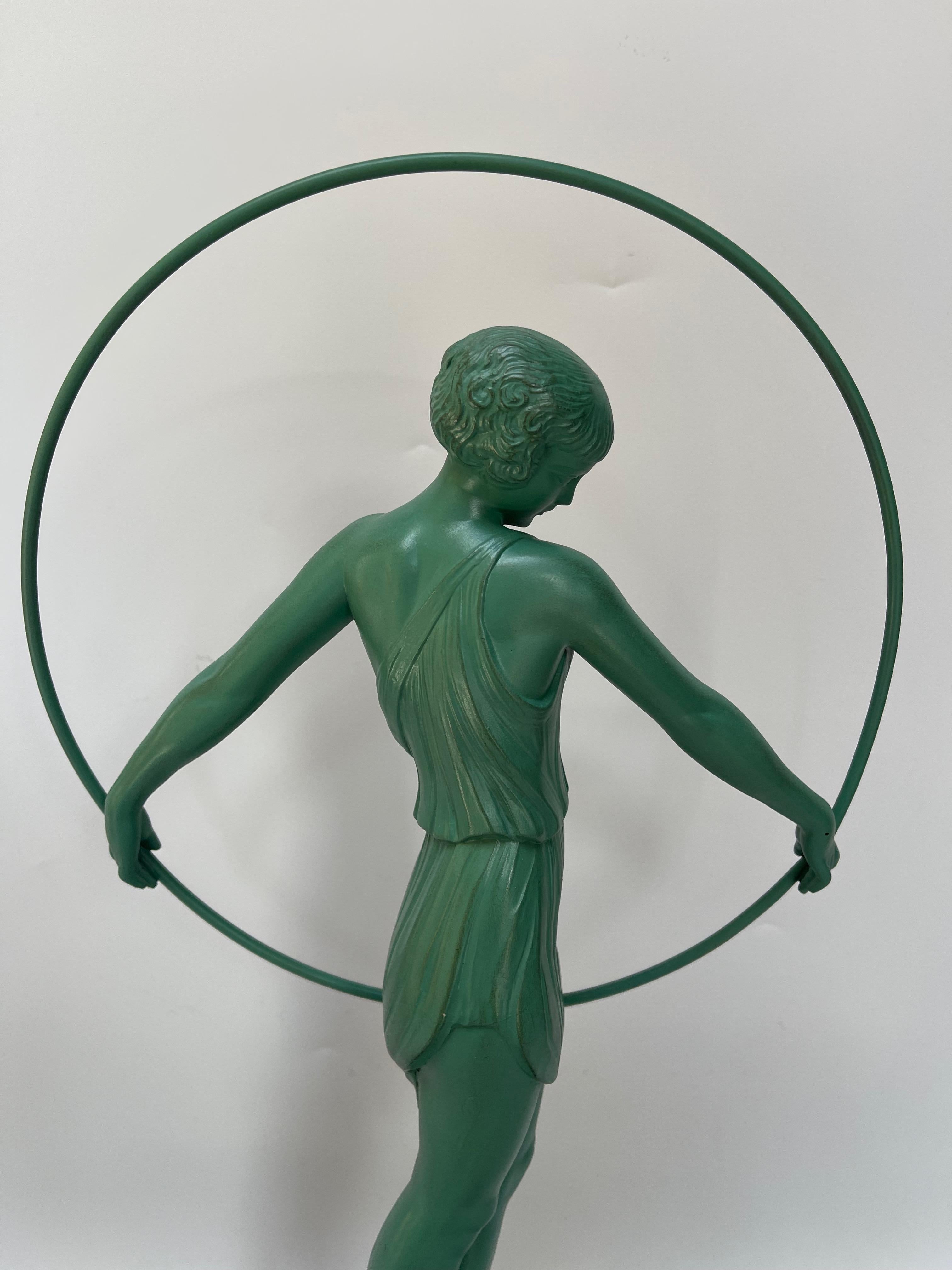 Art Déco Max Le Verrier Scultura Art Deco di Le Faguays in vendita