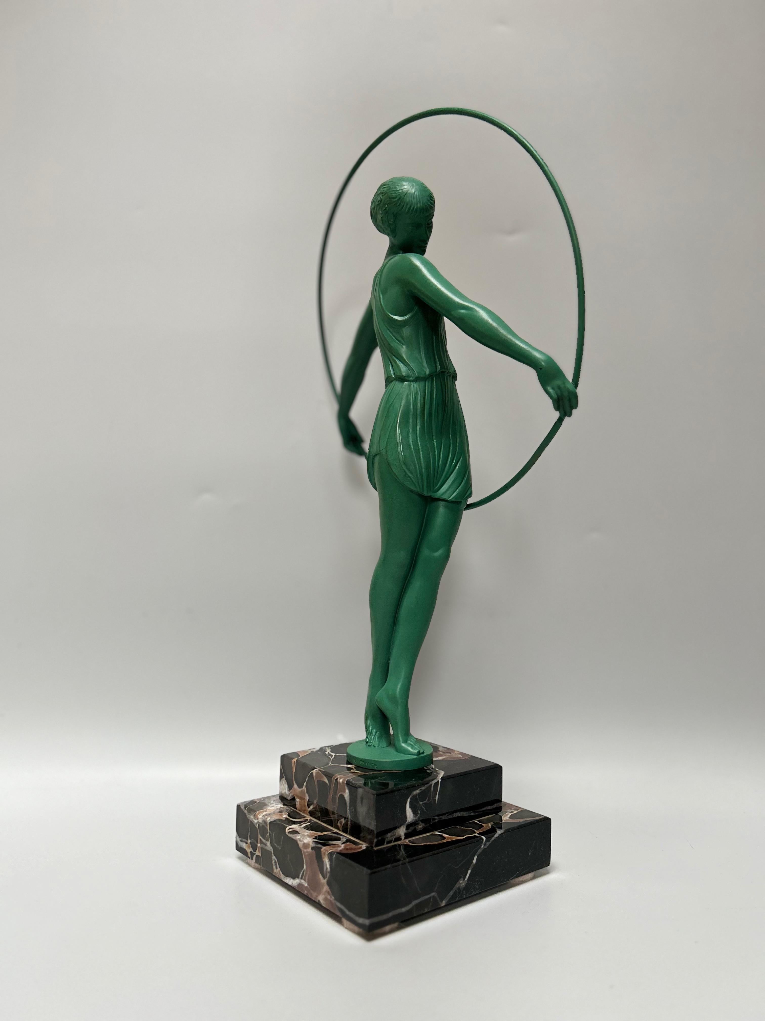 Max Le Verrier Scultura Art Deco di Le Faguays in vendita 1
