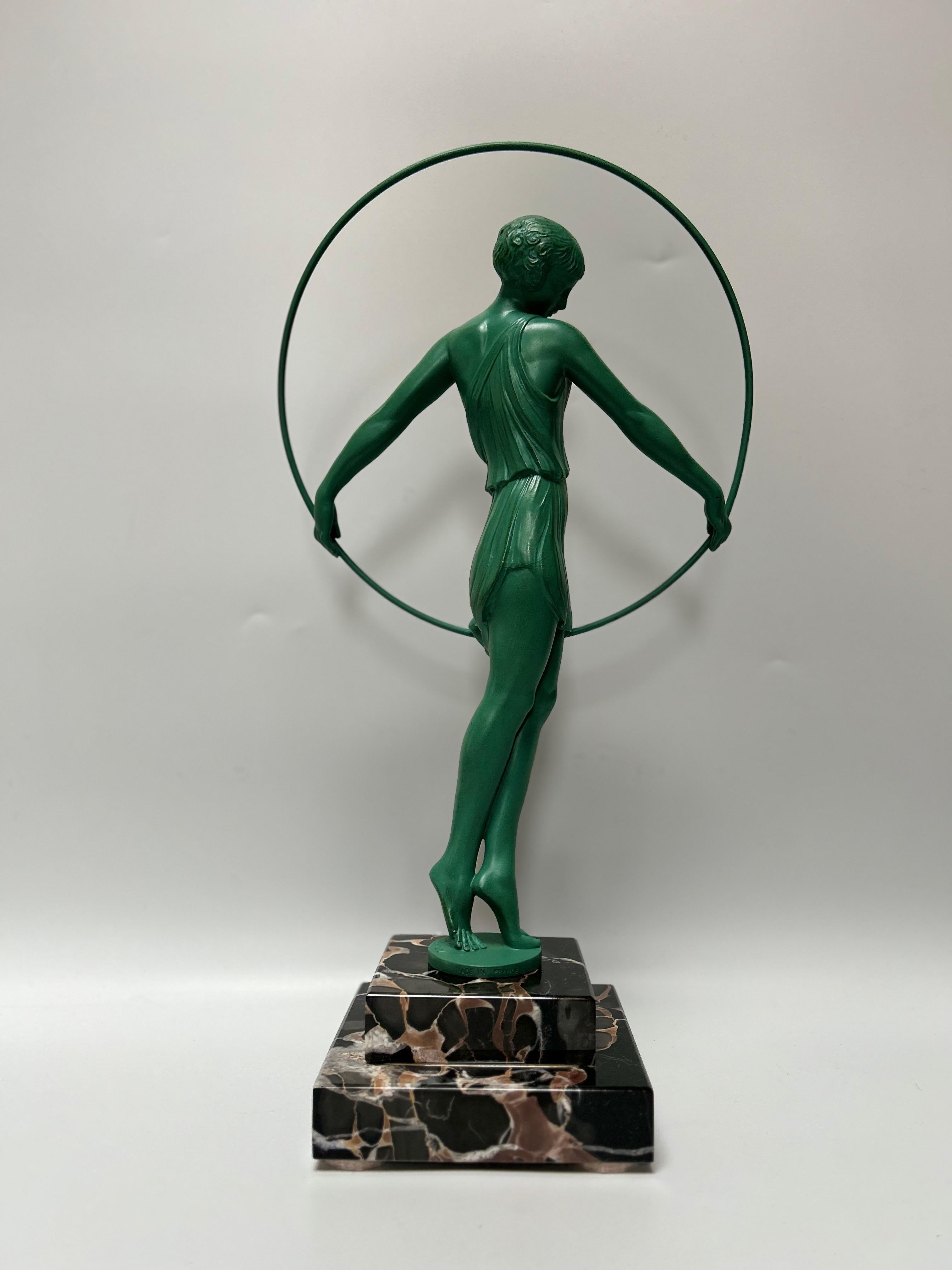 Max Le Verrier Scultura Art Deco di Le Faguays in vendita 2