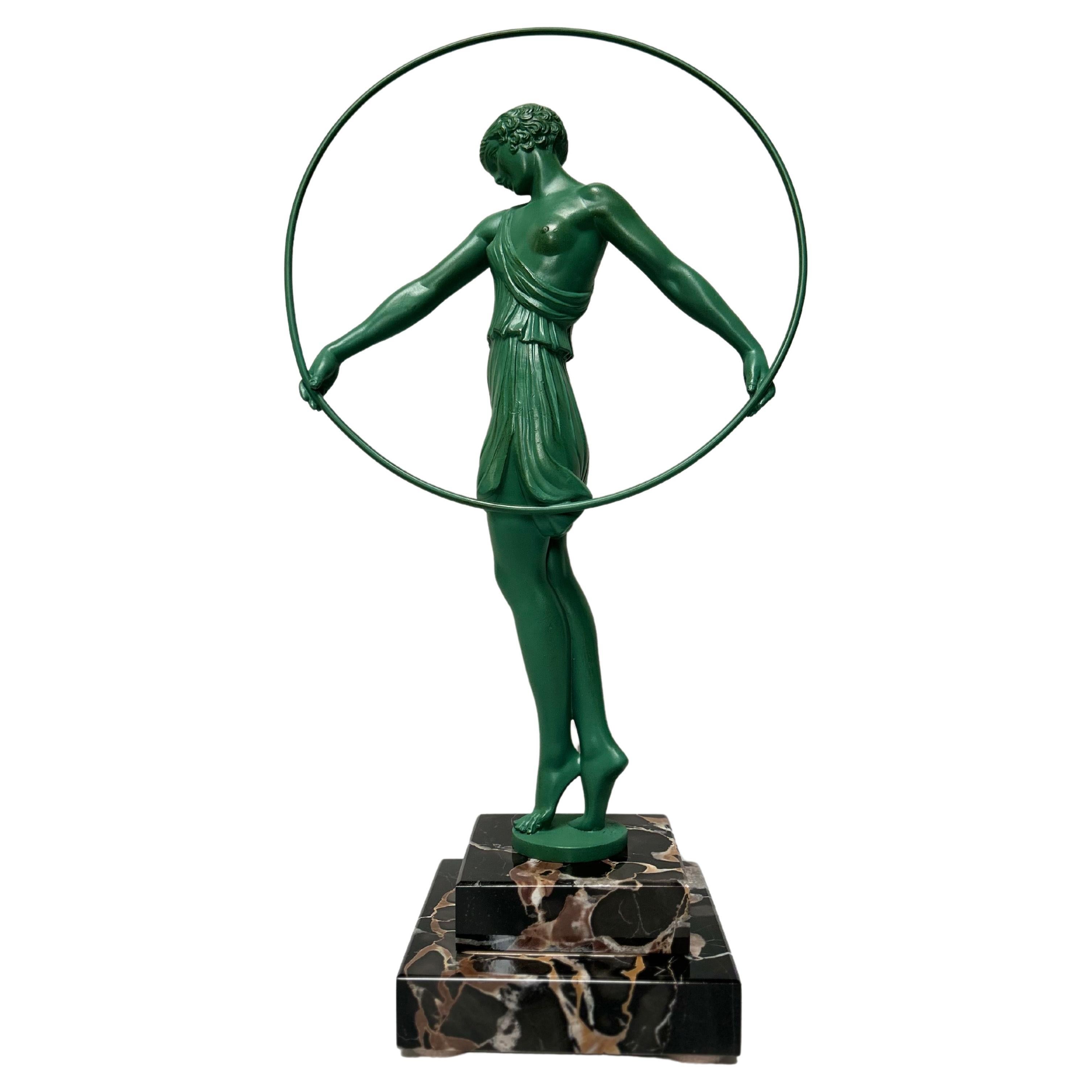 Max Le Verrier Art Deco Sculpture by Le Faguays