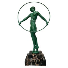 Max Le Verrier Art Deco Sculpture by Le Faguays