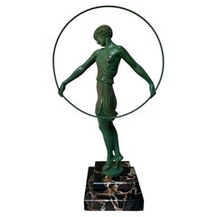 Max Le Verrier Art Deco Sculpture by Le Faguays