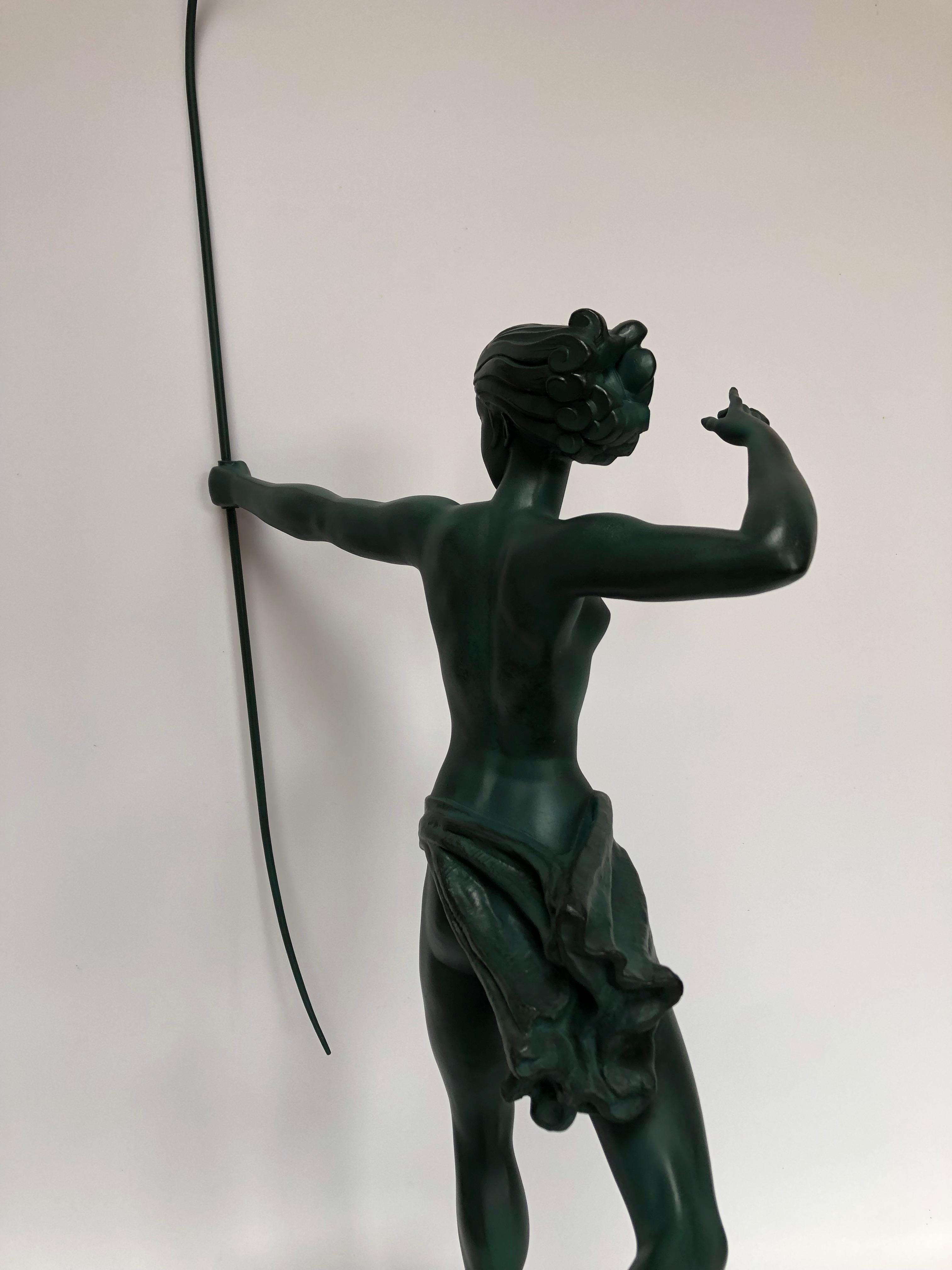 Max le Verrier Atalante Art déco sculpture For Sale 1