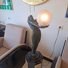 Max le Verrier, Clarté sculpture-lamp , 84 cm