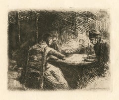 "La soupe" original etching