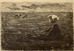 The Goatherd | Ziegenhirtin, 1891 - German Impressionism