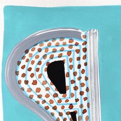 Untitled (PPR418) - Original Colorful Abstract Mixed Media Artwork on Paper