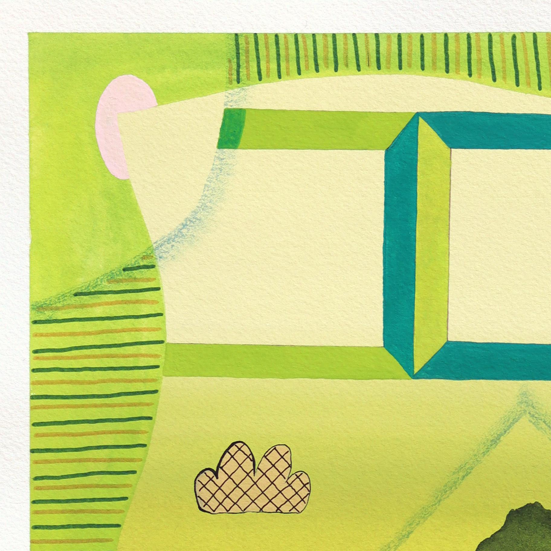 Max Manning is a Houston-based painter whose practice he describes as “algorithmic abstraction”, studio-built systems that he deliberately disrupts to create compositions where loosely figurative fragments, patterns, and color fields collide.