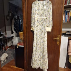 Max Mar Vestido largo de seda floral Max Mara está confeccionado en organza de seda