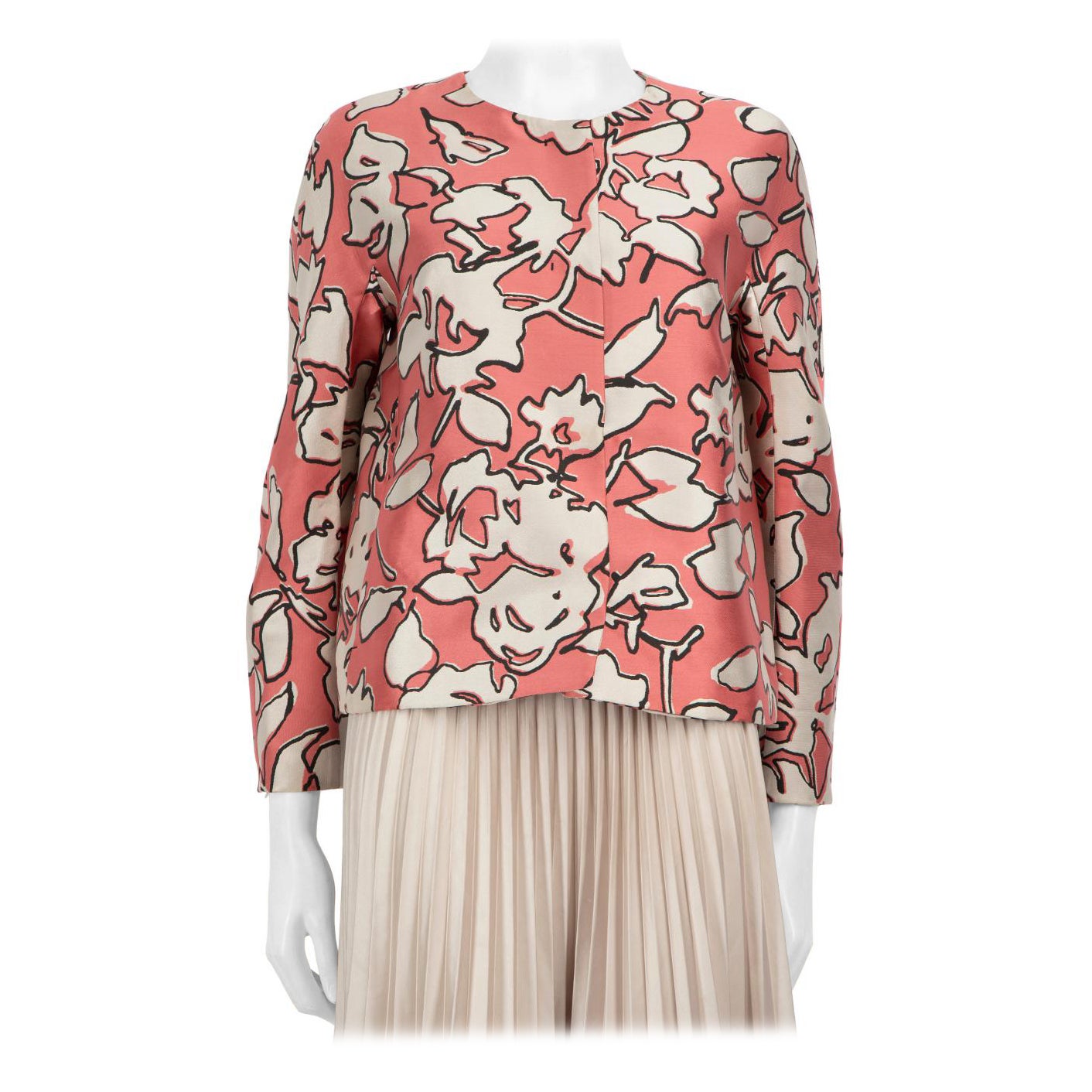 Max Mara Abstract Pattern Jacket Size M