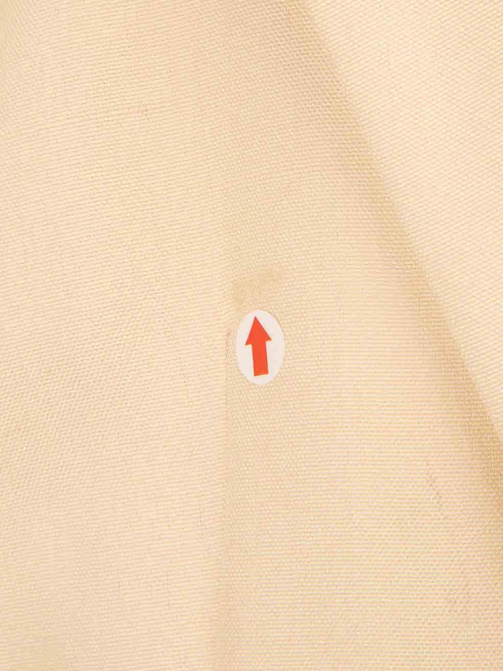 Women's Max Mara Beige Silk Single-Breasted Blazer Size M For Sale