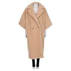 Max Mara Beige Teddy Coat - Size 44/L