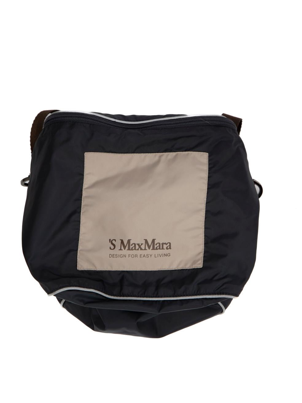 Max Mara Black Collapsible Puffer Coat Size S For Sale 4