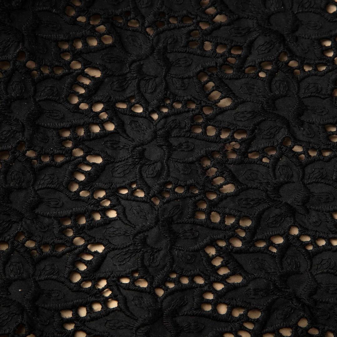 Max Mara Vestido negro de encaje floral sin mangas Talla L en Bueno estado para la venta en London, GB