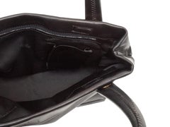 Max Mara Black Leather Shoulder Bag