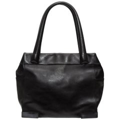 Max Mara Black Leather Shoulder Bag